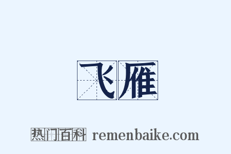 飞雁是什么意思的图片